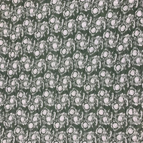 Kate Quinn Lids Earth Globe Floral Circle‎ Quilted Stroller Blanket - Picture 3 of 7